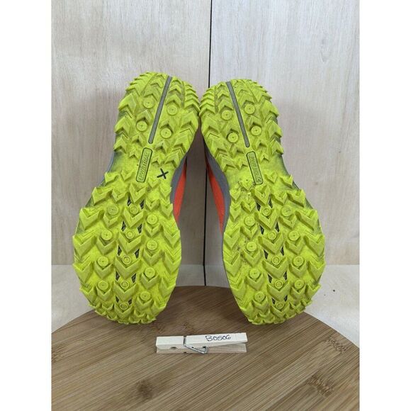 Saucony Peregrine 10 Vizired Citron Blue Athletic Running Shoes Womens Size 6 - Picture 8 of 8